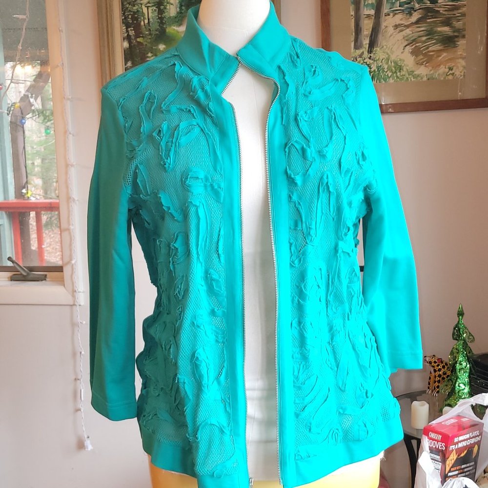 Weekends by Chico's knit Jacket